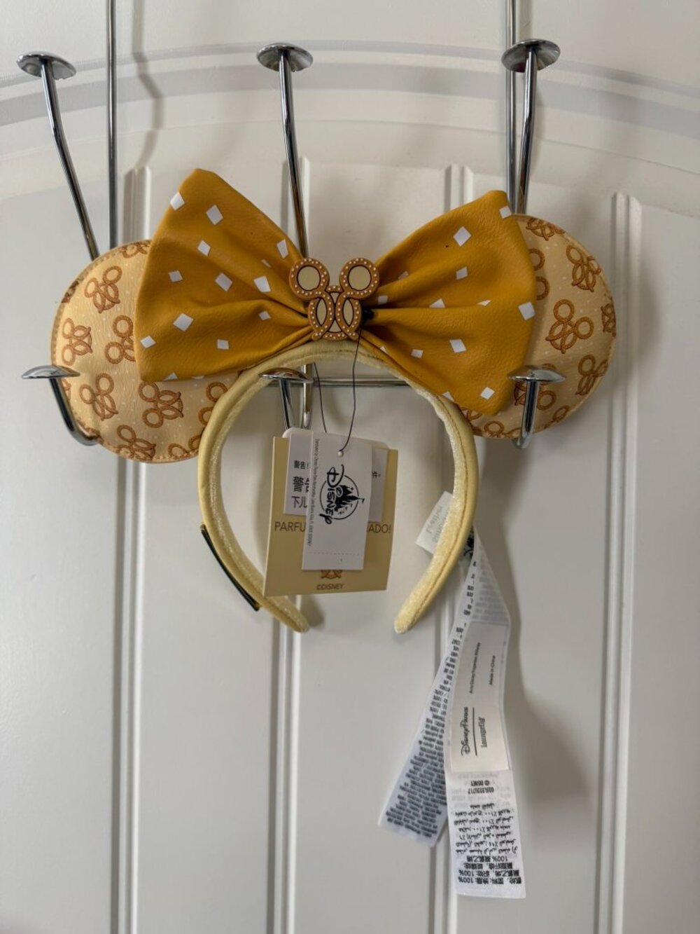 Disney Parks Loungefly Mickey Pretzel Ears NWT
